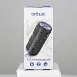 Ortizan Portable Bluetooth Speaker with LED & Bass
