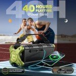 W-KING Portable Bluetooth Speaker with Deep Bass