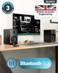 MAJORITY D40 Bluetooth Bookshelf Speakers | 60W HiFi