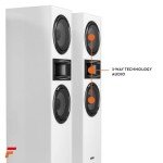 Fenton SHF700W White Floor Standing Speakers Pair