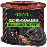 GearIT Pro Series 18 AWG Speaker Wire - 100 Feet