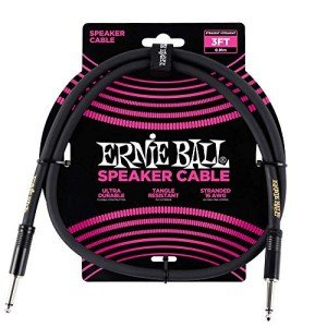 Ernie Ball 3 ft Speaker Cable - Straight Connectors