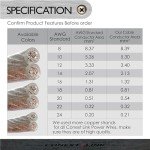 Gold and Silver Speaker Cables, 50 Feet