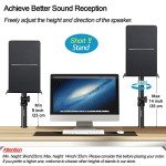 Vondynote Adjustable Desktop Clamp Speaker Stands - 2 Pack