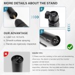 Vondynote Adjustable Desktop Clamp Speaker Stands - 2 Pack