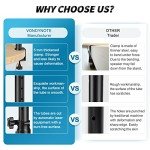 Vondynote Adjustable Desktop Clamp Speaker Stands - 2 Pack