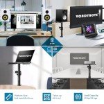 Vondynote Adjustable Desktop Clamp Speaker Stands - 2 Pack