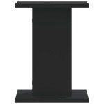 VidaXL HiFi Speaker Stands - Black Wooden Pair