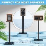 Universal 28" Floor Speaker Stands - Set of 2