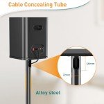 Adjustable Speaker Stands for Satellite Speakers - Black