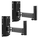 Adjustable Heavy-Duty Wall Mount Speaker Brackets