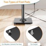 Adjustable Speaker Stands for Satellite Speakers - Black