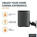 Universal Tilt & Swivel Wall Mount for Speakers