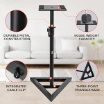 Adjustable Floor Speaker Stands - Pair