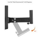 Adjustable Heavy-Duty Wall Mount Speaker Brackets