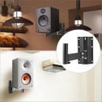 Adjustable Heavy-Duty Wall Mount Speaker Brackets