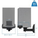 Universal Side Clamping Speaker Wall Mounts - Pair