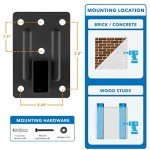 Universal Side Clamping Speaker Wall Mounts - Pair