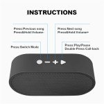 Portable Bluetooth 5.3 Speaker with 3D Stereo Bass