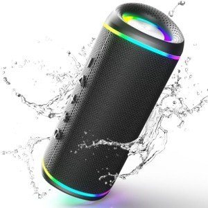 Rienok Portable Waterproof Bluetooth Speaker with 10-Hour Playtime
