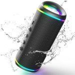 Rienok Portable Waterproof Bluetooth Speaker with 10-Hour Playtime
