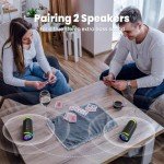 Rienok Portable Waterproof Bluetooth Speaker with 10-Hour Playtime