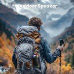 Rienok Portable Waterproof Bluetooth Speaker with 10-Hour Playtime