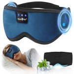 Bluetooth Sleep Mask Headphones with 16Hrs Playtime