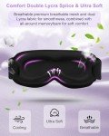 Bluetooth Sleep Mask with 3D Speakers for Comfort