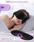 Bluetooth Sleep Mask with 3D Speakers for Comfort