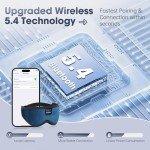 Bluetooth Sleep Mask Headphones with 16Hrs Playtime