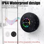 BAAQII Waterproof Bluetooth Shower Speaker with Suction Cup