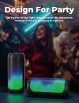 VOSFEEL Portable 3600mAh Bluetooth Speaker with Lights