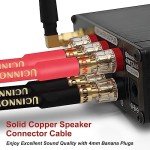 High-Quality 14 AWG Speaker Wire with Banana Plugs