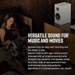 Polk Audio Reserve 100 Compact Bookshelf Speakers - Walnut