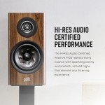 Polk Audio Reserve 100 Compact Bookshelf Speakers - Walnut