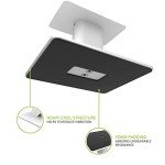 Kanto SP6HDW Desktop Speaker Stands - White Pair