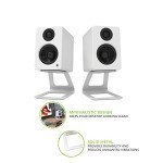 Kanto SE2 Elevated Speaker Stands - White Pair