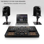 Adjustable Desktop Speaker Stand Pair for 5-7 Inch Speakers