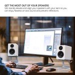 Kanto SE2 Elevated Speaker Stands - White Pair