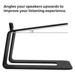 Desk Speaker Stands for Studio and Bookshelf Speakers