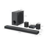 LG S80QR Bluetooth Soundbar with Wireless Subwoofer