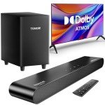 Dolby Atmos Sound Bar with Deep Bass Audio