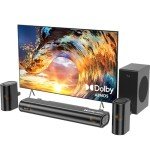 HiWill 4.1ch Dolby Atmos Soundbar with Subwoofer