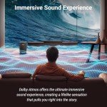 Dolby Atmos Sound Bar with Deep Bass Audio