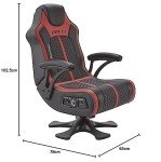 X-Rocker Evora Bluetooth Gaming Chair with Speakers