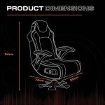 X-Rocker Covert Ops Bluetooth Gaming Chair with Sound