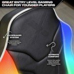 RGB Light-Up Gaming Chair with Audio Speakers