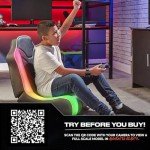 RGB Light-Up Gaming Chair with Audio Speakers