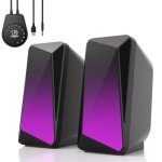 SOULION C30 Bluetooth Desktop Speakers with LED Lighting